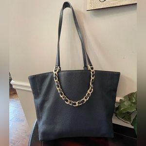 MK Blue Leather Purse